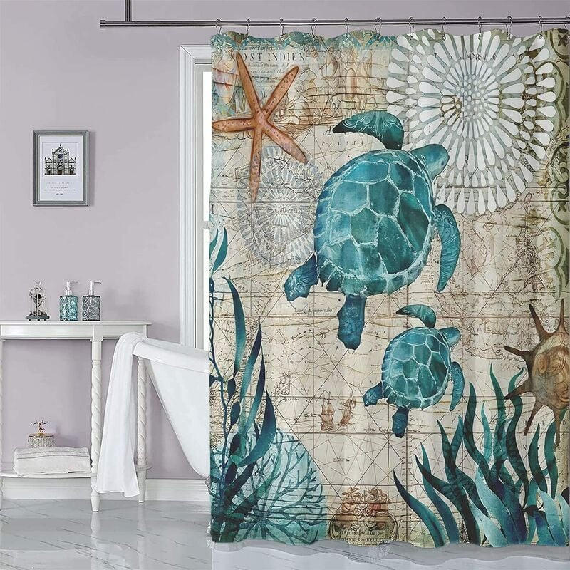 Mcboson Duschvorhang Mehrfarbig 180x200 cm