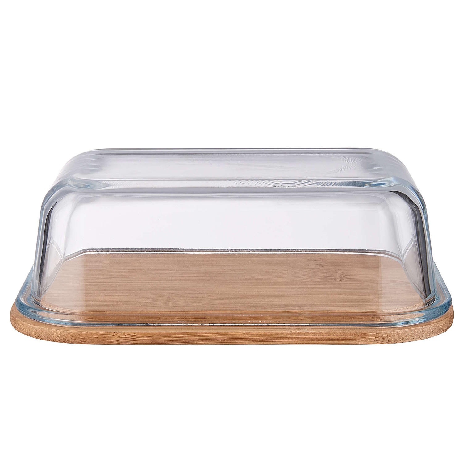 BUTTERDOSE Bamboo - Transparent, Glas (13/6/18cm) - BUTLERS