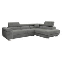 ECKSOFA Torezio, Seite: Rechts - Dunkelgrau, Holz/Textil (274/203cm) - MIRJAN24