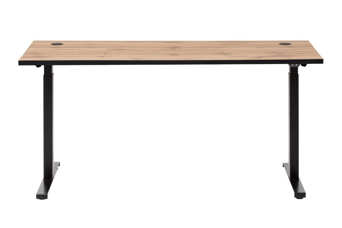 SCHREIBTISCH Panda 70x160x75 cm Eiche - Eichefarben, Holz (75/160/70cm) - PROREGAL