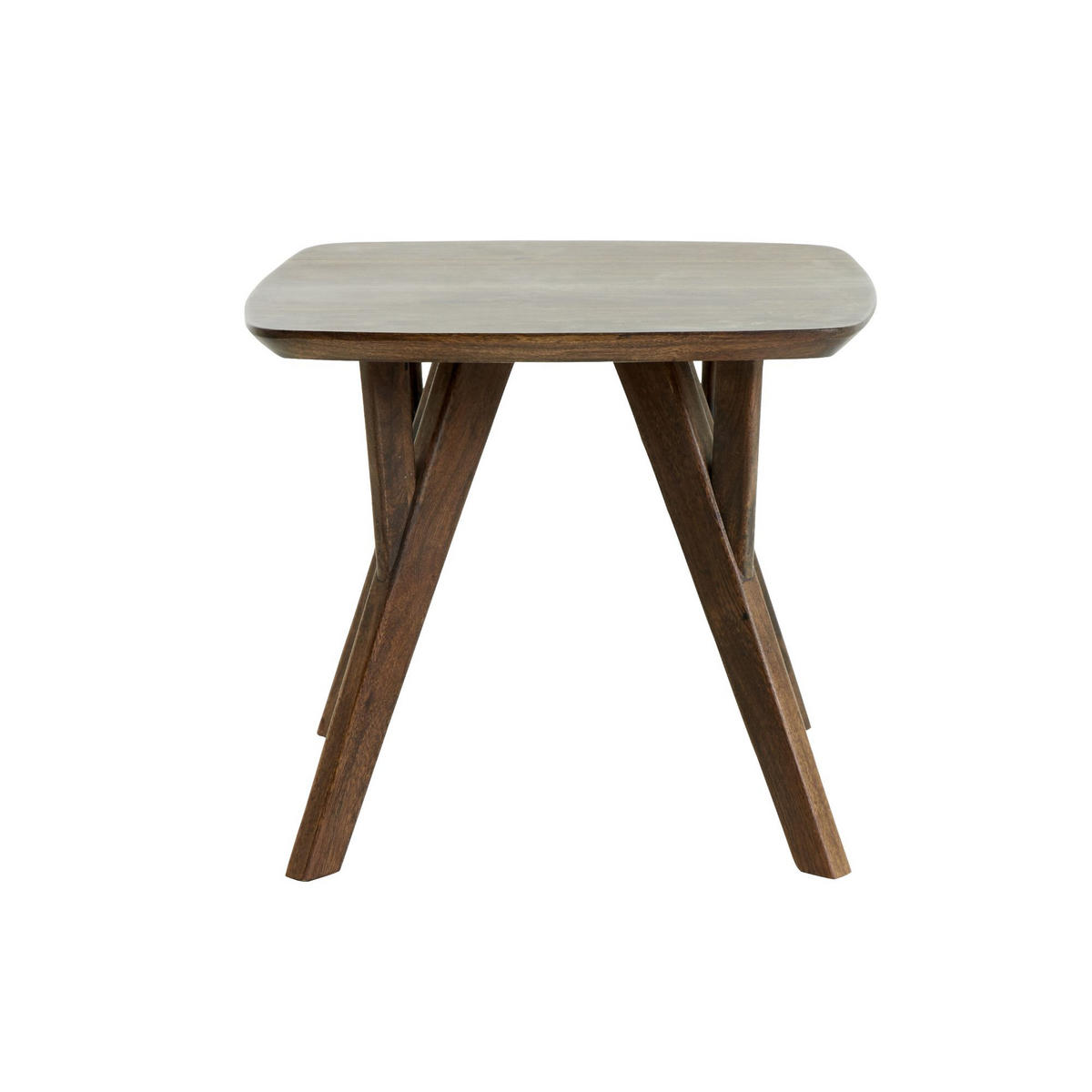 BEISTELLTISCH Quenza Braun 50/50/42 cm - Braun, Holz (50/50/42cm) - Light & Living