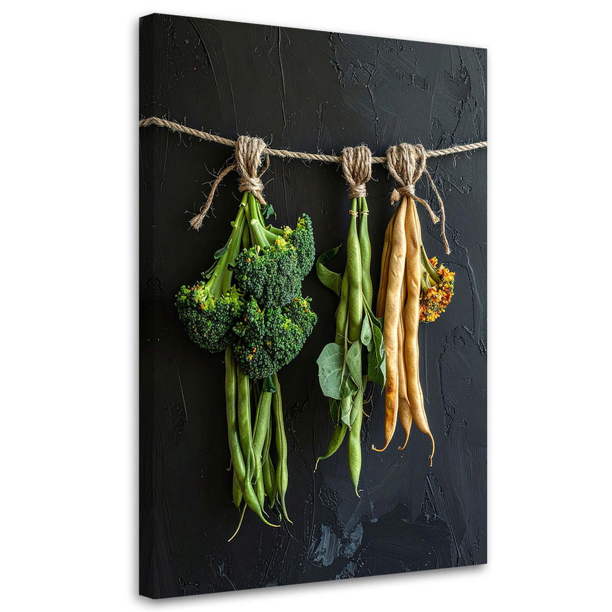 LEINWANDBILD Essen & Trinken 70x100cm - Beige, Textil (70/100cm) - Feeby