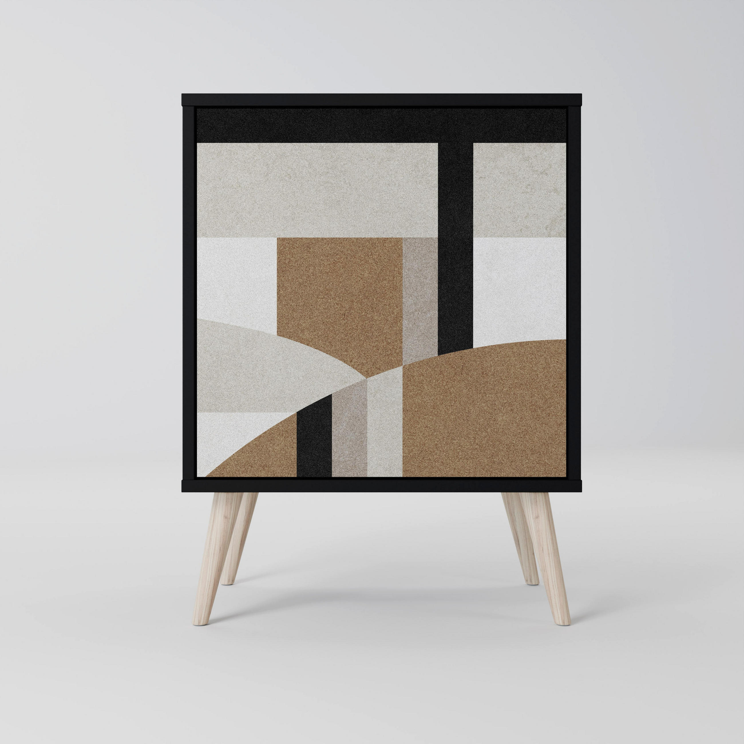 SpaceRebels Sideboard Schwarz 57.5x77.5x42 cm