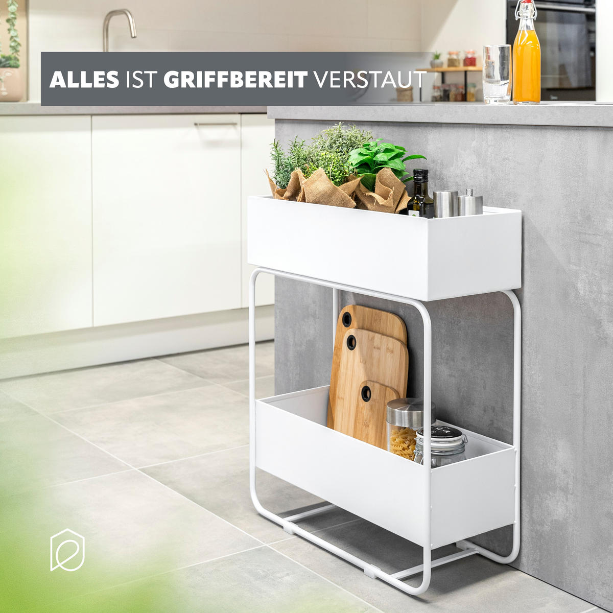 PFLANZENSTÄNDER, weiß - Weiß, Metall (25/60/71cm) - eluno