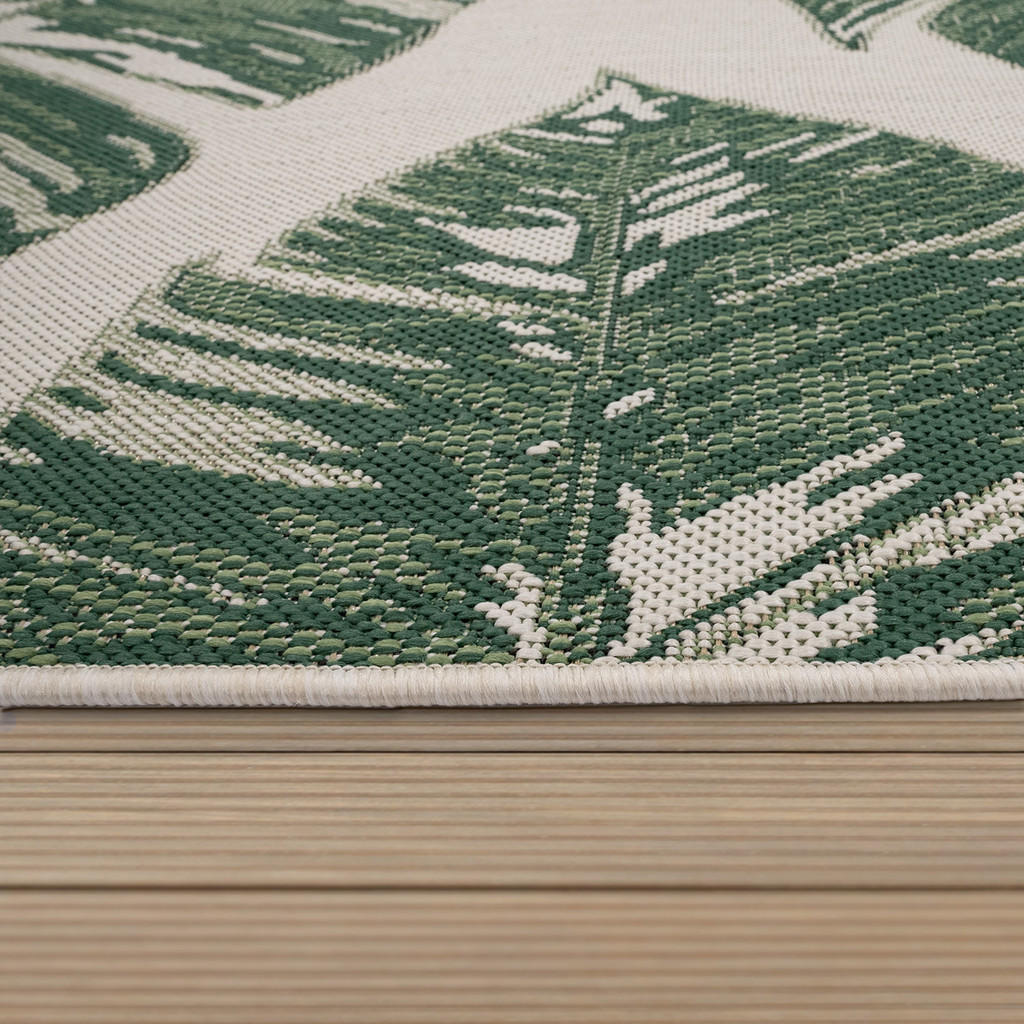 Thumbnail - Paco Home Outdoorteppich, Grün, Textil, Rechteckig, 140x200 cm, strapazierfähig, für Fußbodenheizung geeignet, Teppiche ...