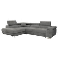 ECKSOFA Torezio, Seite: Links - Dunkelgrau, Holz/Textil (274/203cm) - MIRJAN24