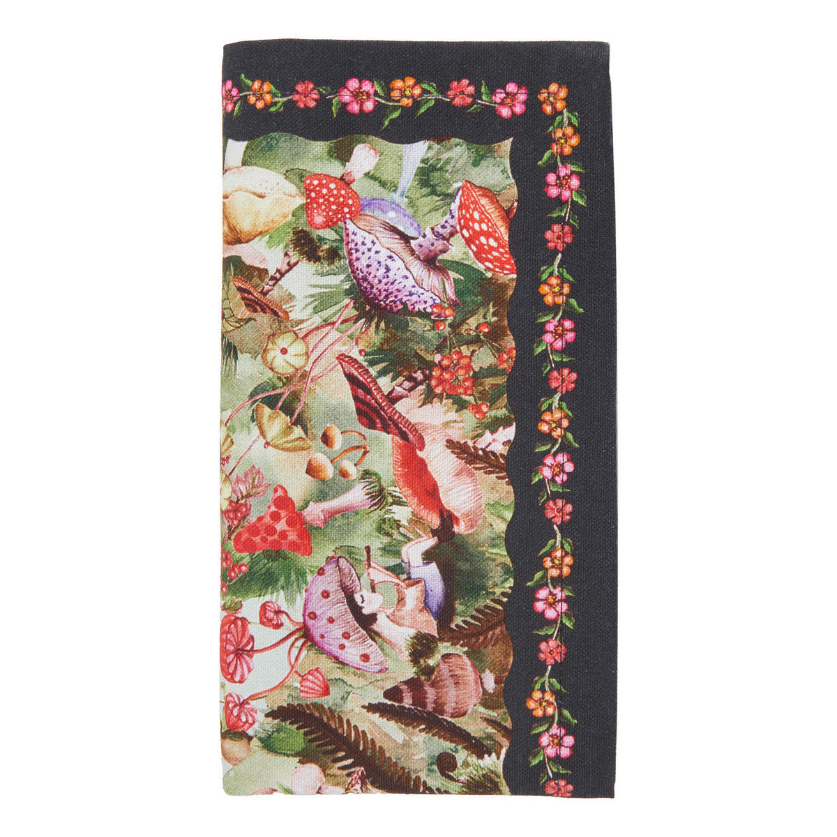 SERVIETTE (6er-Set) Funghi & Flowers 42x42 cm - Multicolor, Textil (42/42cm) - Butlers