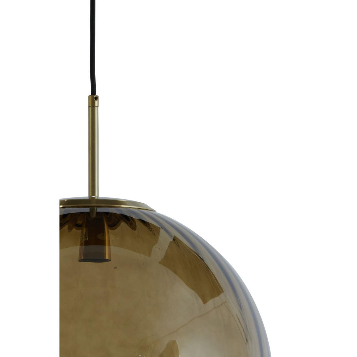 HÄNGELAMPE Magdala Braun Ø40/40 cm - Braun, Glas (40/40/40cm) - Light & Living