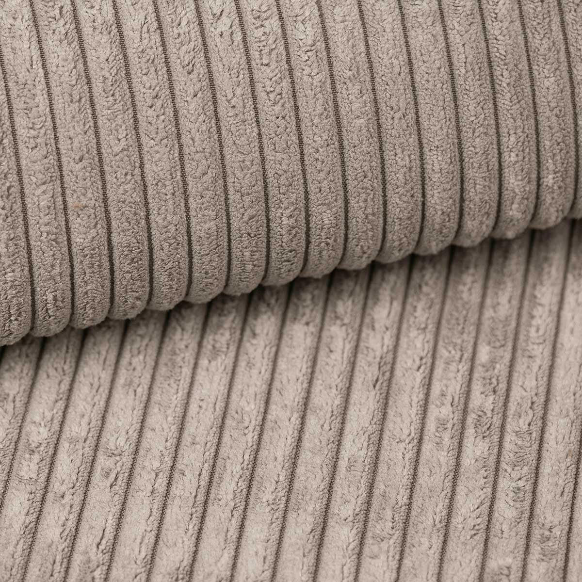 WOHNLANDSCHAFT STYLO U-Form mit Schlaffunktion Bettkasten Cordstoff Poso Beige - Beige, Kunststoff (315/90/215cm) - Wohnideebilder