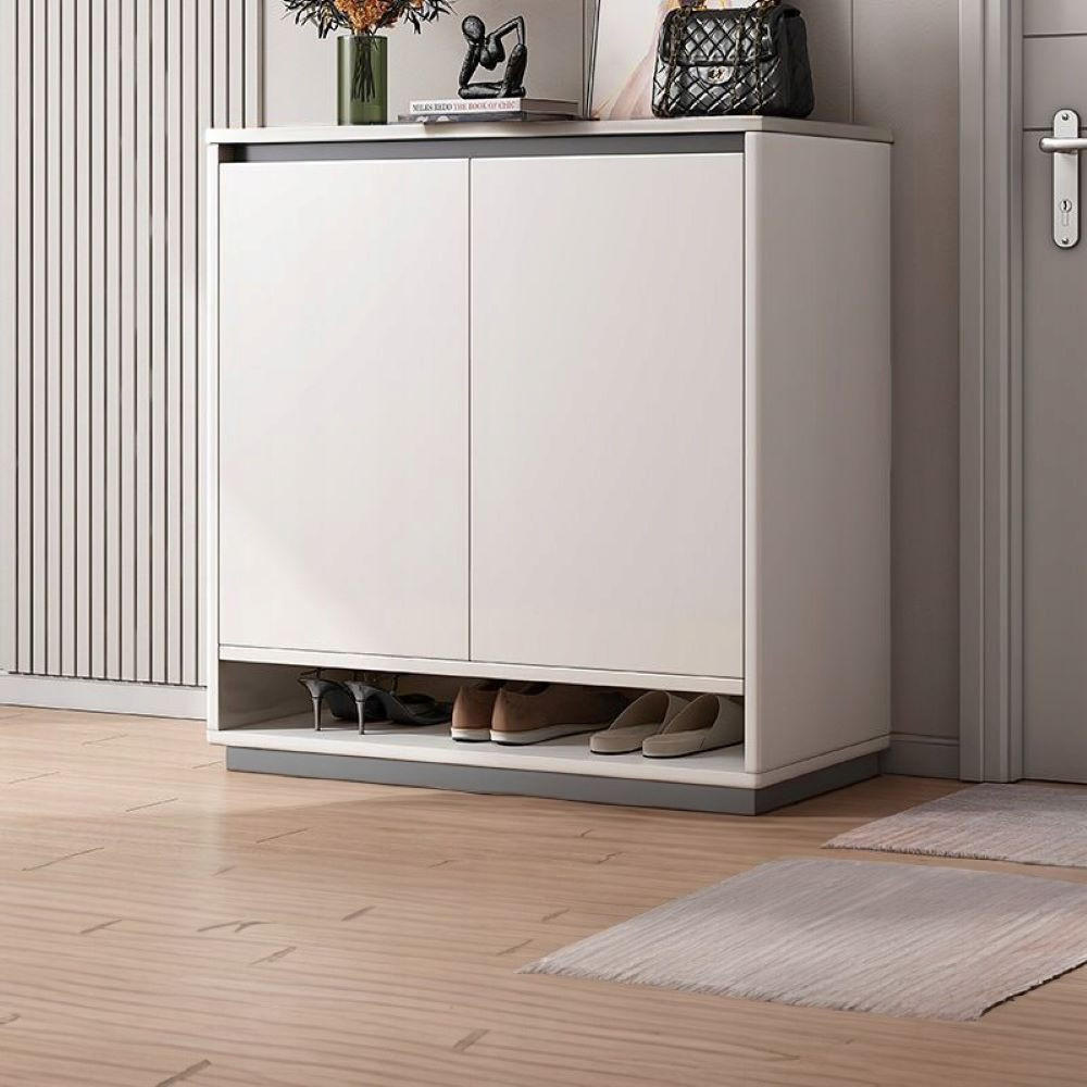 SCHUHSCRHANK, weiß 60/32/80 cm - Weiß, Holzwerkstoff (60/80/32cm) - Rebiko