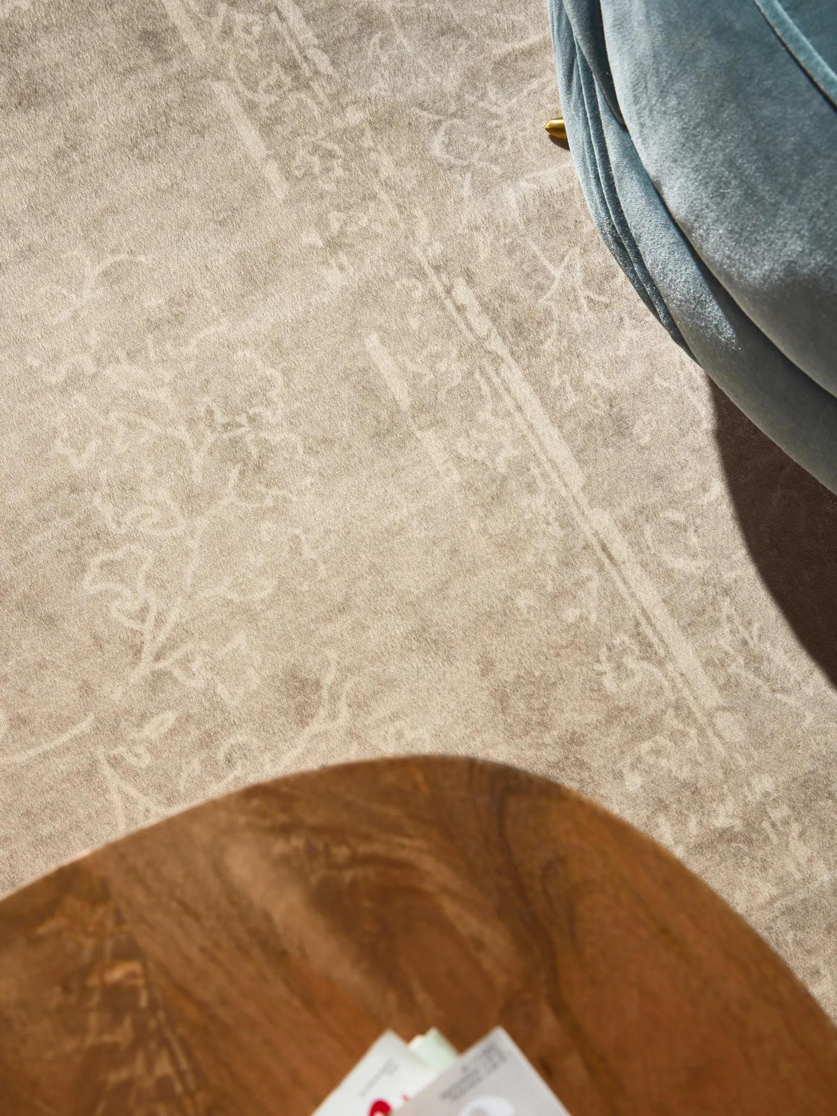 VINTAGE-TEPPICH Miray waschbar 160/230 cm - Beige/Creme, Kunststoff (160/230cm) - benuta Nest