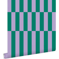 TAPETE Streifen 50 x 900 cm - Lila, Papier (50/900cm) - ESTAhome