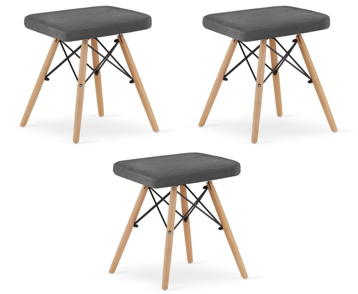Best For Home Hocker Grau 43x46x33 cm