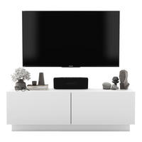 TV-SCHRANK Enjoy Weiß matt Loft 120 cm - Weiß, Holzwerkstoff (120/37/35cm) - Meble Lindner