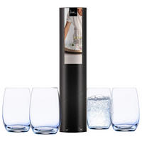 BECHER Light blau 340 ml 4er Set - Blau, Glas (0.34L) - Eisch