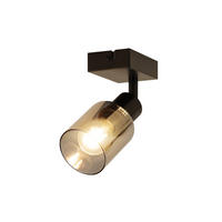 DECKENSTRAHLER Lumelle 19/10.5/13 cm - Schwarz, Metall (13/19/10.5cm) - ZMH