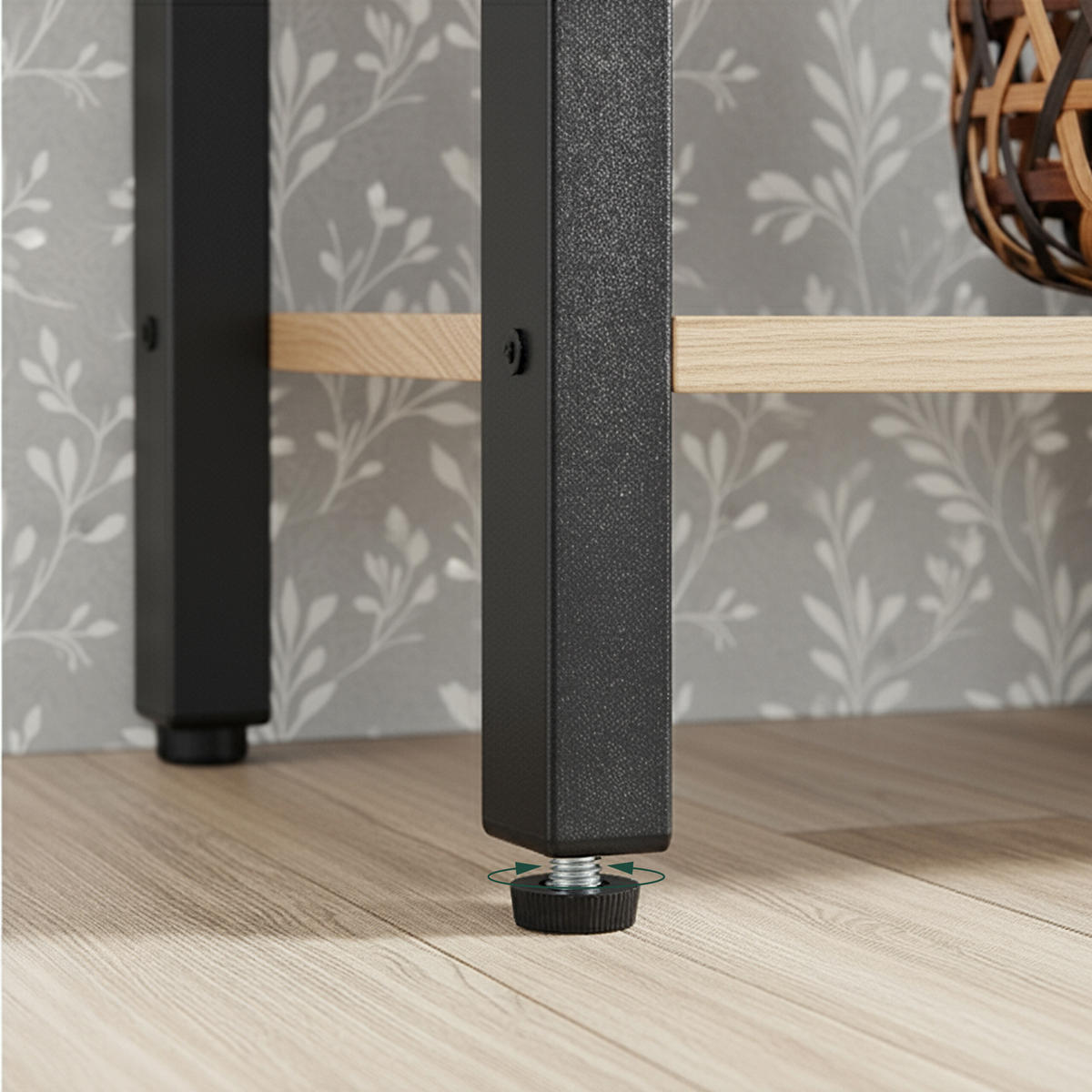 BÜCHEREGAL - Hellbraun, Holzwerkstoff/Metall (158/166/24cm) - Relaxdays