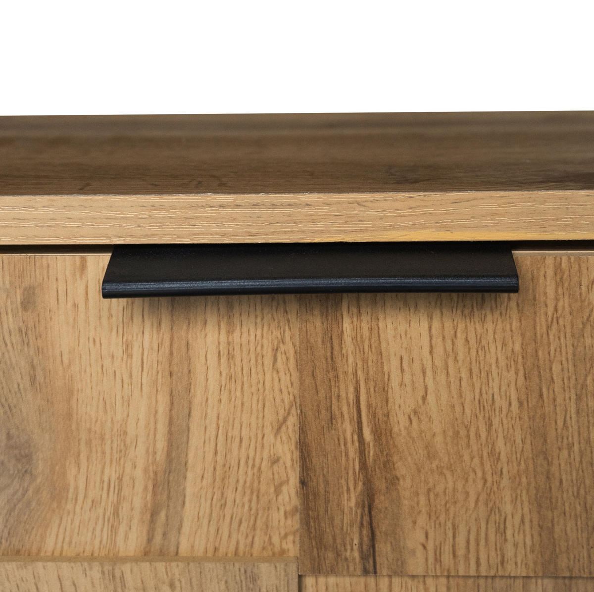 KOMMODE aus Spanplatte 80,5x35x109,5cm in Naturfarben - Naturfarben, Holzwerkstoff (80.5/109.5/35cm) - Modfu