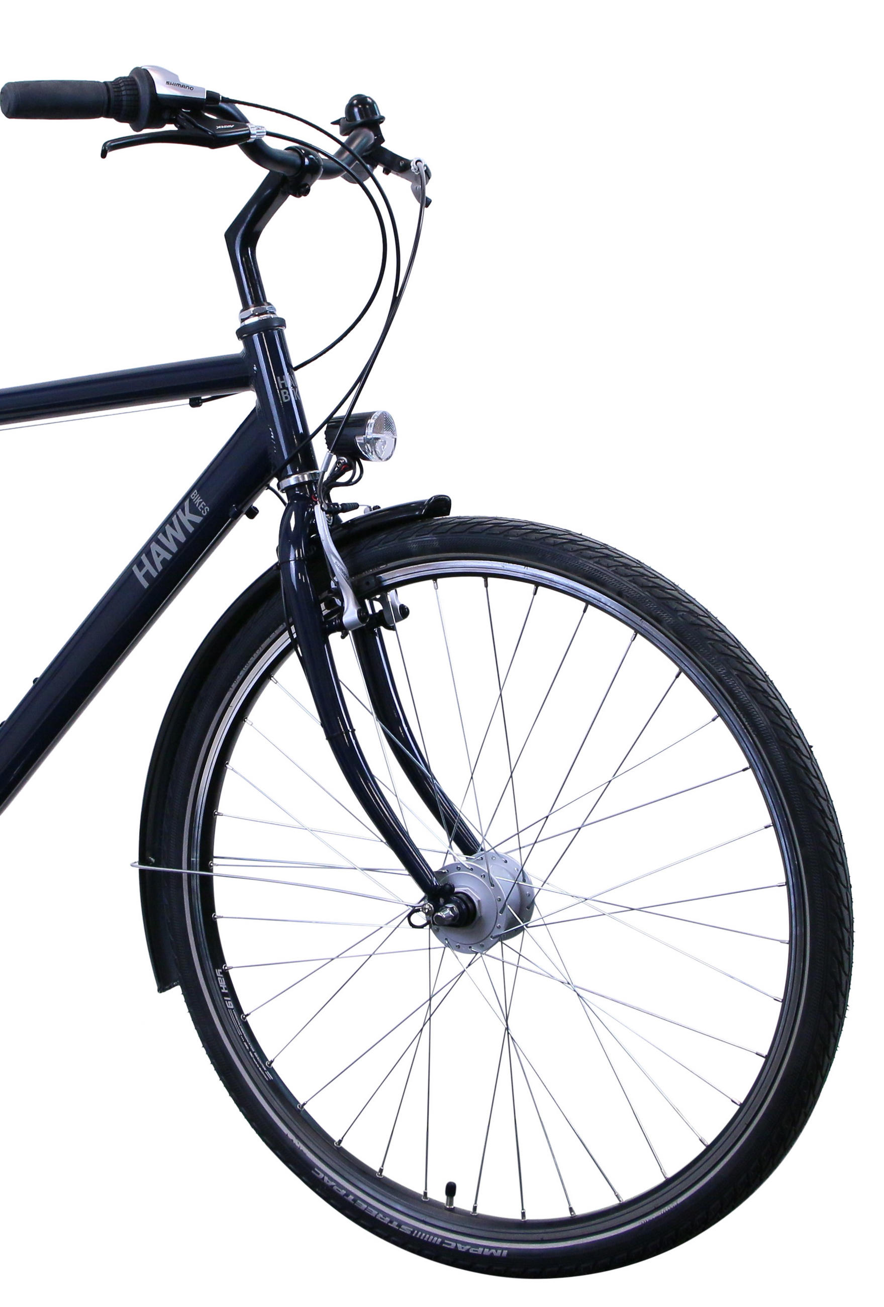 CITYBIKE Citytrek Easy Blue Gent 7 Gang 28 Zoll Größe: 55cm - Blau, Metall (55cm) - Hawk Bikes