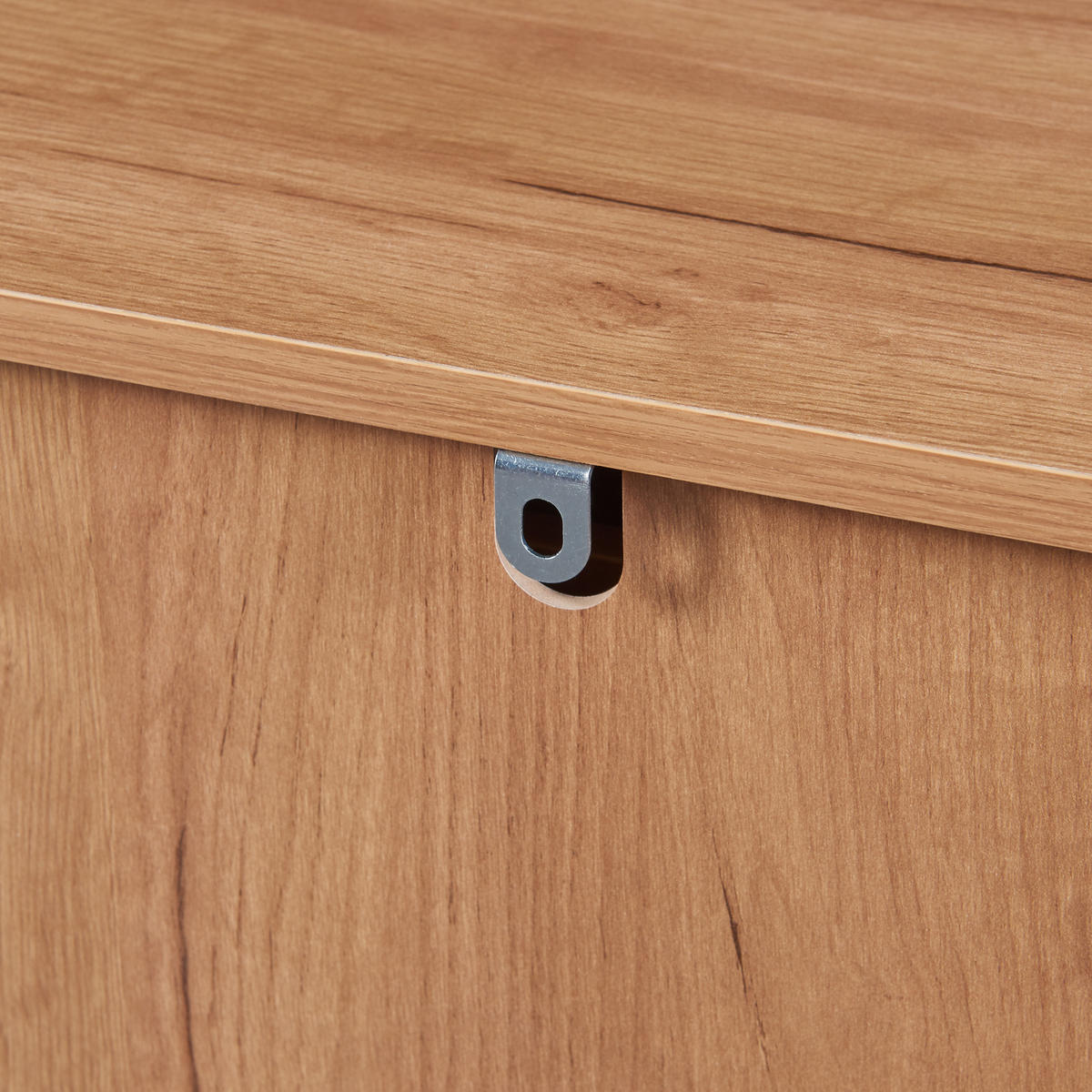KOMMODE Varkaus - Eichefarben, Holzwerkstoff (140/90/40cm) - [en.casa]