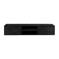 TV-MÖBEL Ambiance Schwarz 35/160/30 cm - Schwarz, Holz (160/30/35cm) - Starfurn