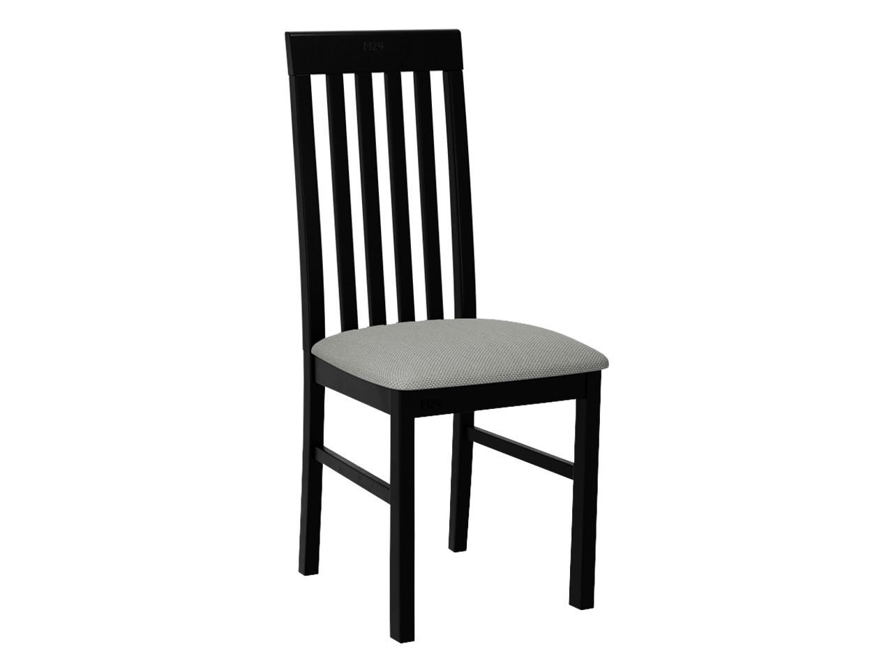 STUHL Nilo I, Holzfarbe: Schwarz - Schwarz/Grau, Holz (43/96/48cm) - MIRJAN24