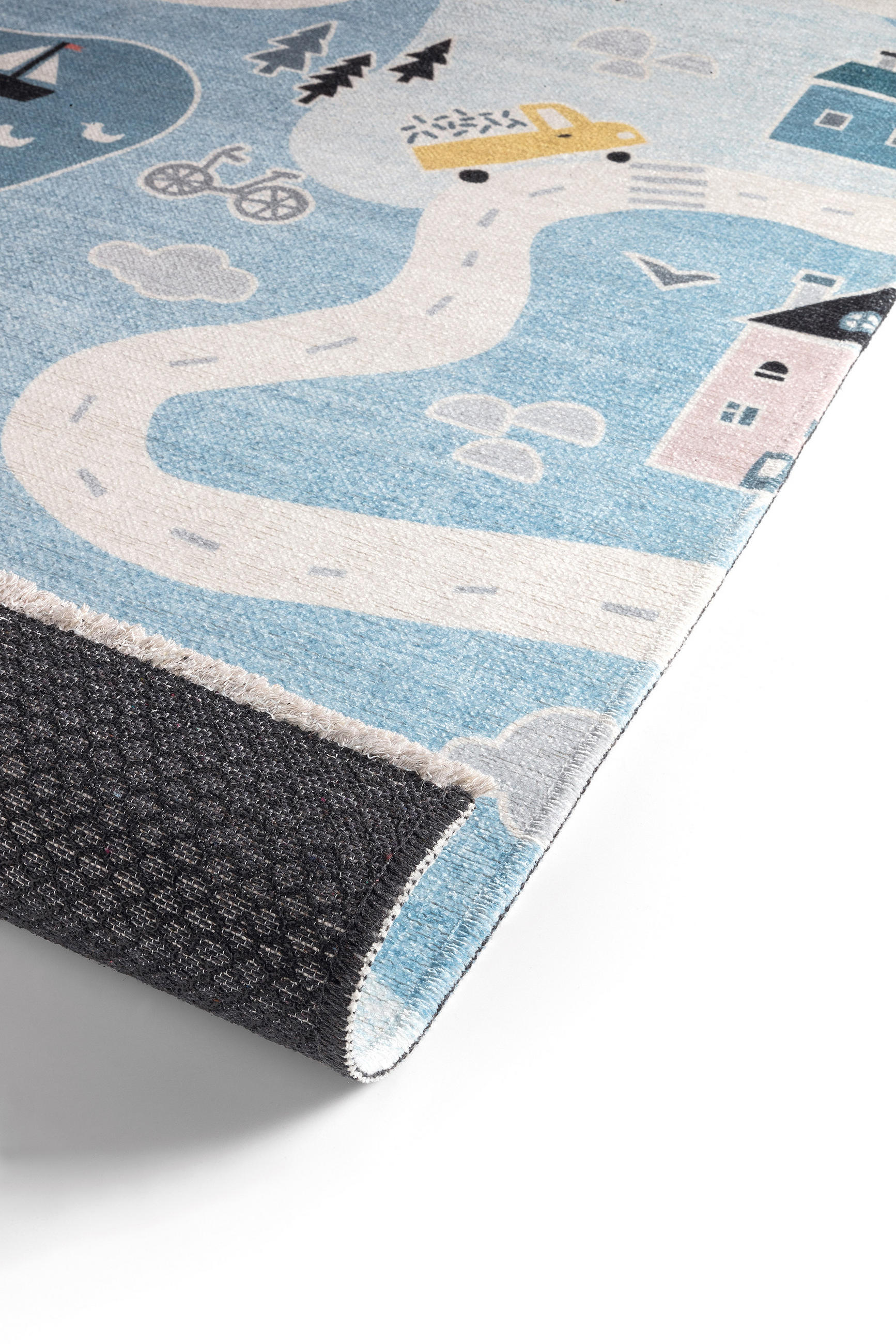 KINDER-TEPPICH Blau 195 x 280 cm - Blau, Textil (195/280cm) - Tesso Living