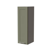 HÄNGESCHRANK Oslo W4/30 Grau / Reed Green Matt 30 / 32,5 / 96cm - Grau/Grün, Holz/Holzwerkstoff (30/96/32.5cm) - Feldmann-Wohnen