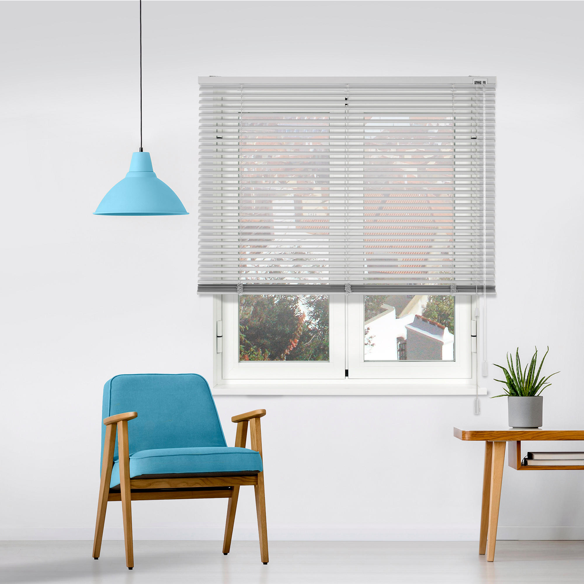 ALUMINIUMJALOUSIE 25mm Aluminium 150 X 250 cm - Alufarben, Textil (150/250/250cm) - VIEWTEX