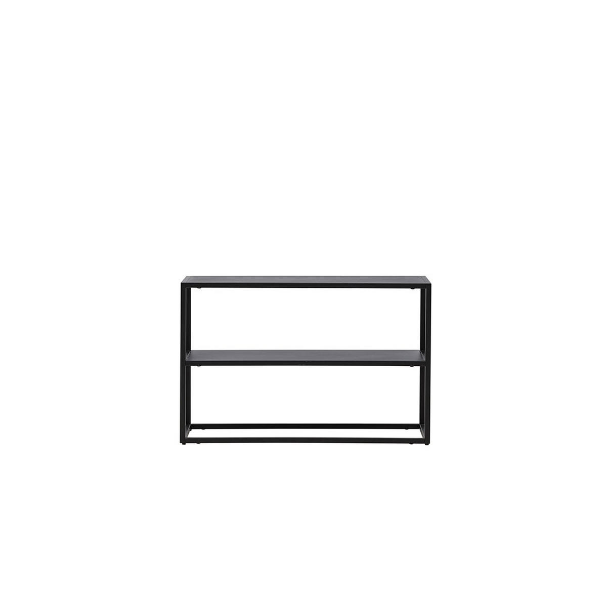 SCHUHREGAL, Curitiba, Schwarz, Stahl, 70 x 33 x 45 cm - Schwarz, Metall (70/45/33cm) - ebuy24