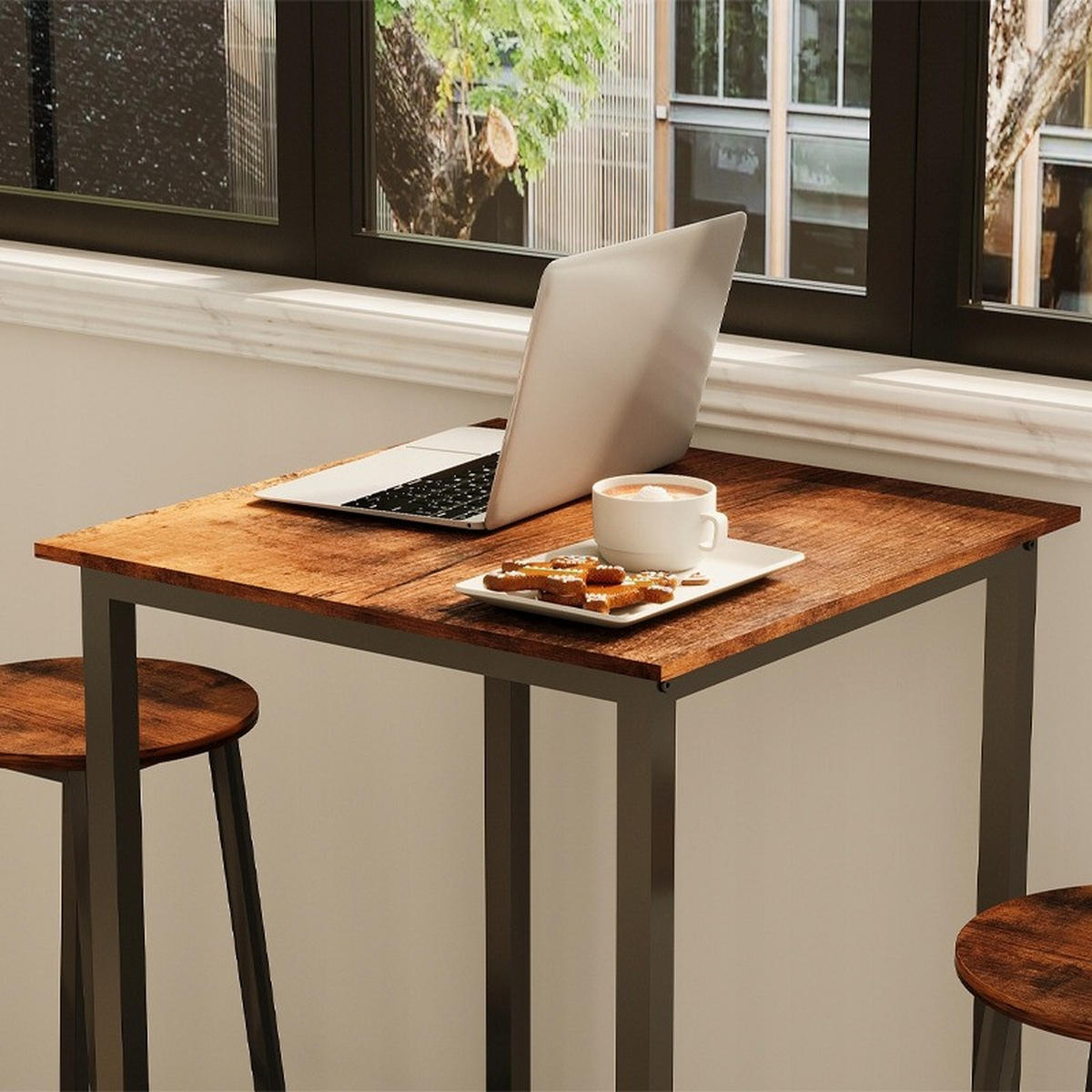 BARTISCH, braun - Braun, Holzwerkstoff (28/48/14cm)