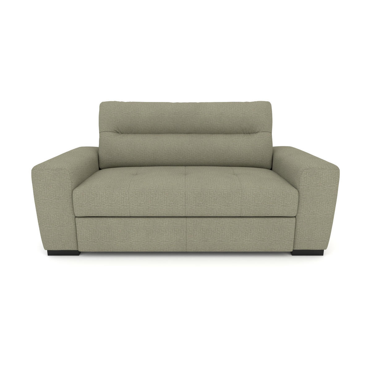 2-SITZER Carlisle Chenille Grün 183/97/93 cm - Jadegrün, Kunststoff/Textil (183/93/97cm) - foamnova