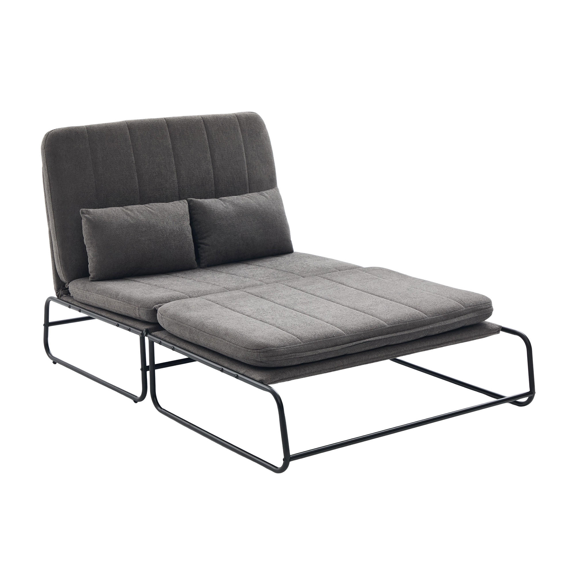 ComfortXL Schlafsofa Grau 104x92x85 cm