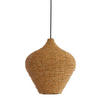 HÄNGELAMPE Kalenga Braun Ø36/41 cm - Hellbraun, Metall (36/36/41cm) - Light & Living