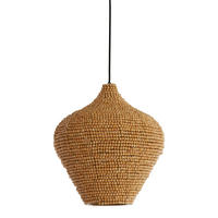 HÄNGELAMPE Kalenga Braun Ø36/41 cm - Hellbraun, Metall (36/36/41cm) - Light & Living