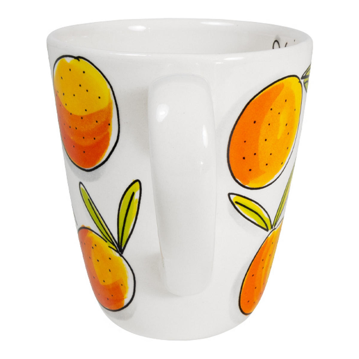 BECHER Geschmack des Sommers Orange in Bunt - 350 ml - Multicolor, Keramik (0.35L) - Blond Amsterdam