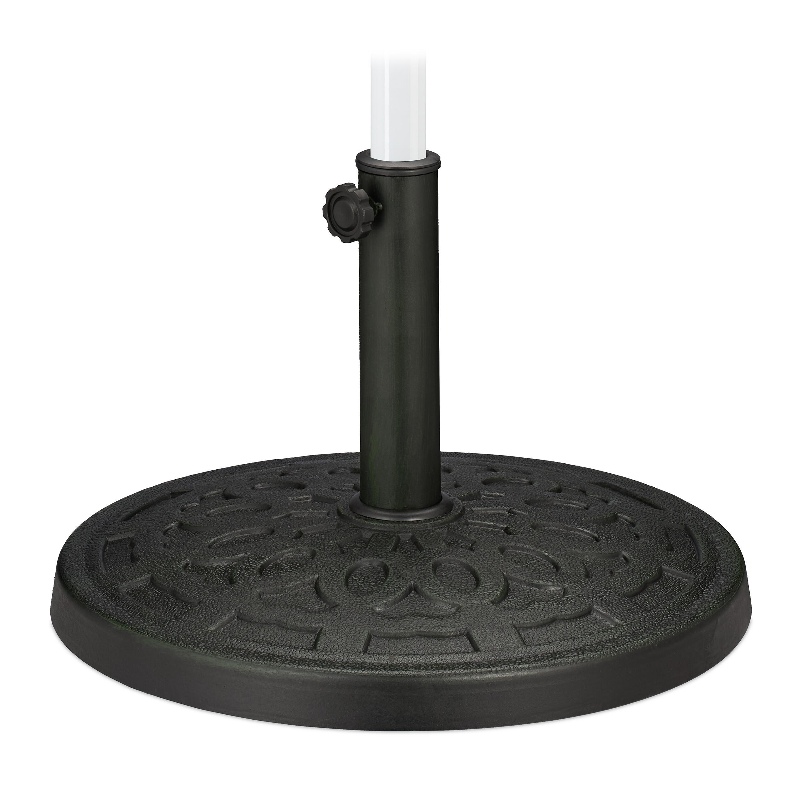 SONNENSCHIRMSTÄNDER - Multicolor, Kunststoff/Metall (50/50cm) - Relaxdays