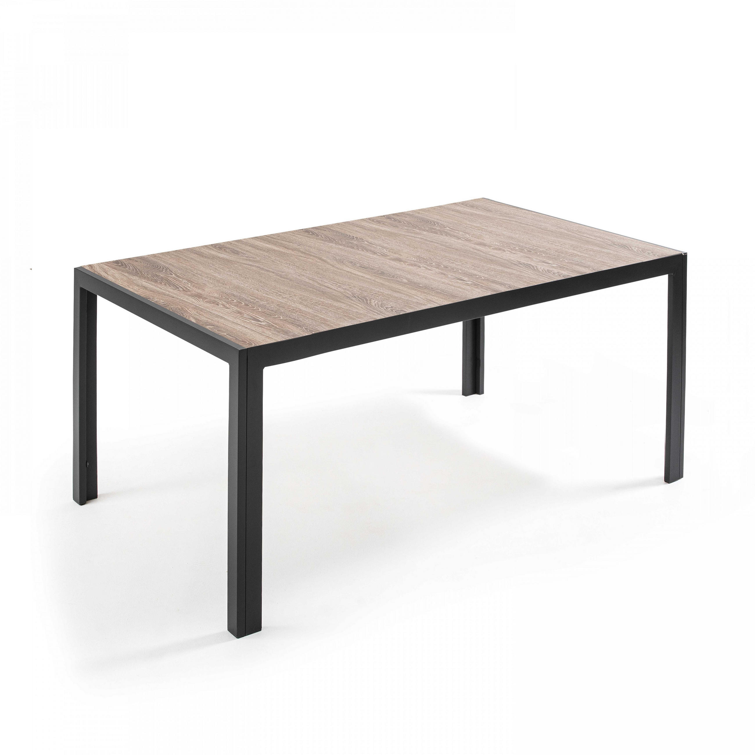 GARTENTISCH ., Brown - Braun, Metall (166/100/74cm) - Oviala