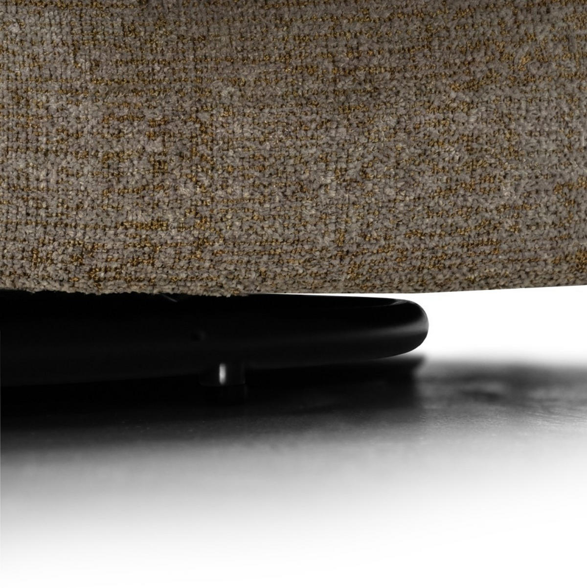 SESSEL Mao, Drehsessel mit runder Form, Hellbraun, Chenille-Stoff - Hellbraun, Textil (99/82/91cm) - Beautysofa