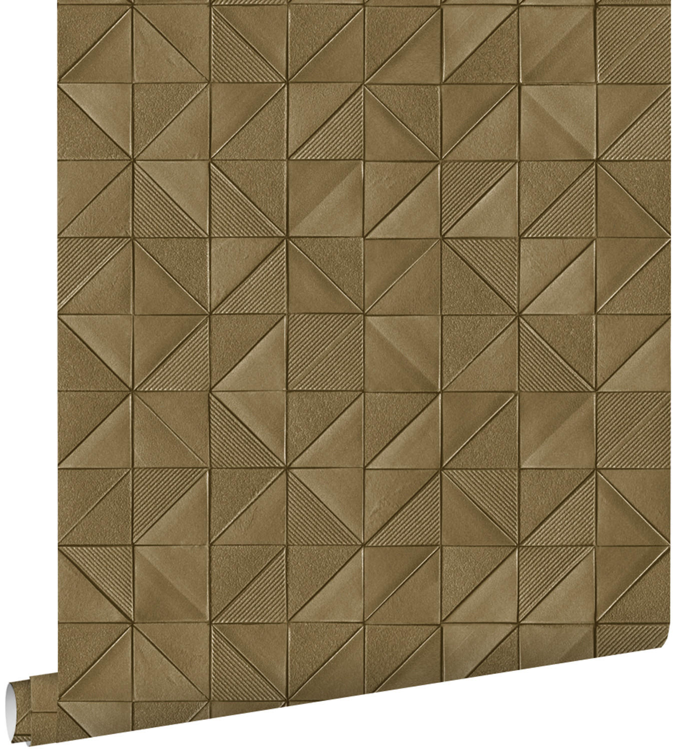 TAPETE 3D-Muster 50 x 900 cm - Braun, Papier (50/900cm) - ESTAhome
