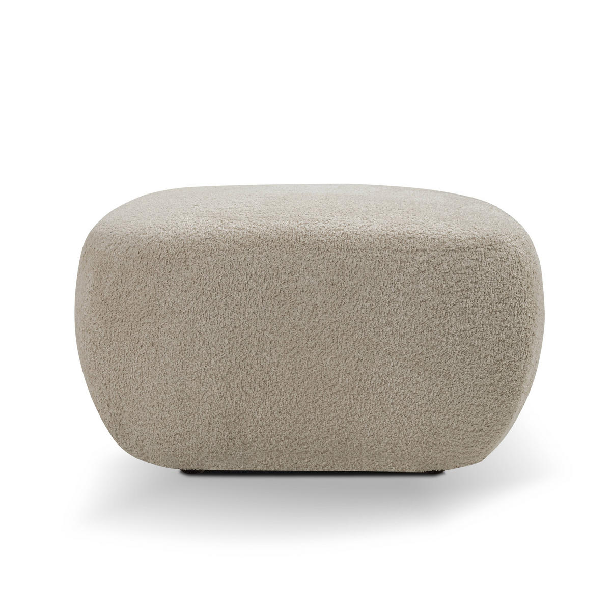 POLSTERHOCKER AMICO Modern Sitzhocker, Fußhocker Beige - Beige, Holzwerkstoff/Kunststoff (75/39/75cm) - MASSENO