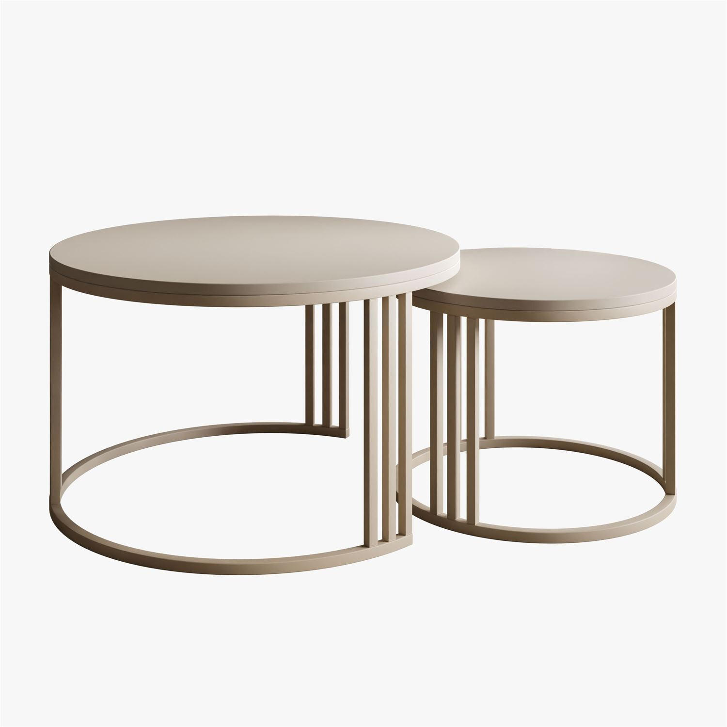 COUCHTISCH LORI 2in1 KASCHMIR MAT - Kaschmir, Holzwerkstoff (70/70/49cm) - Lookway