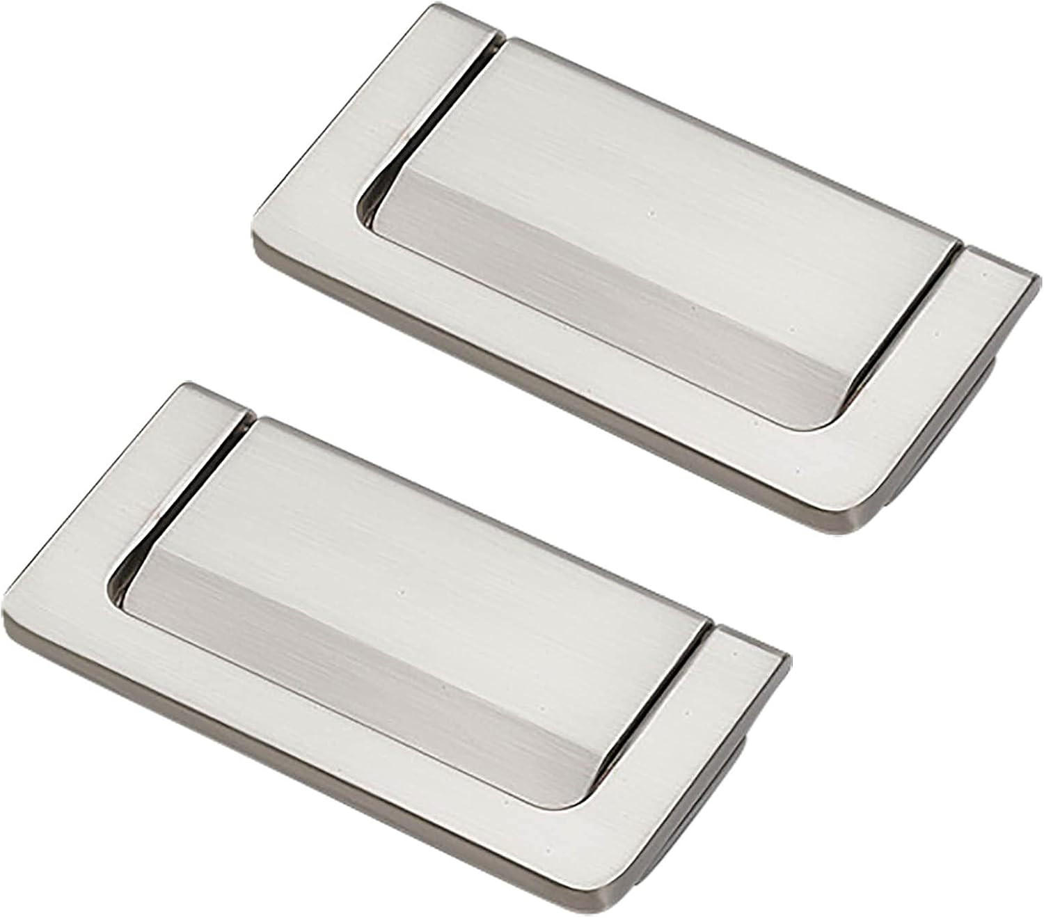 MÖBELGRIFF Silber 2er-Set Klebegriffe - Multicolor, Textil (4/0.6/7.4cm)