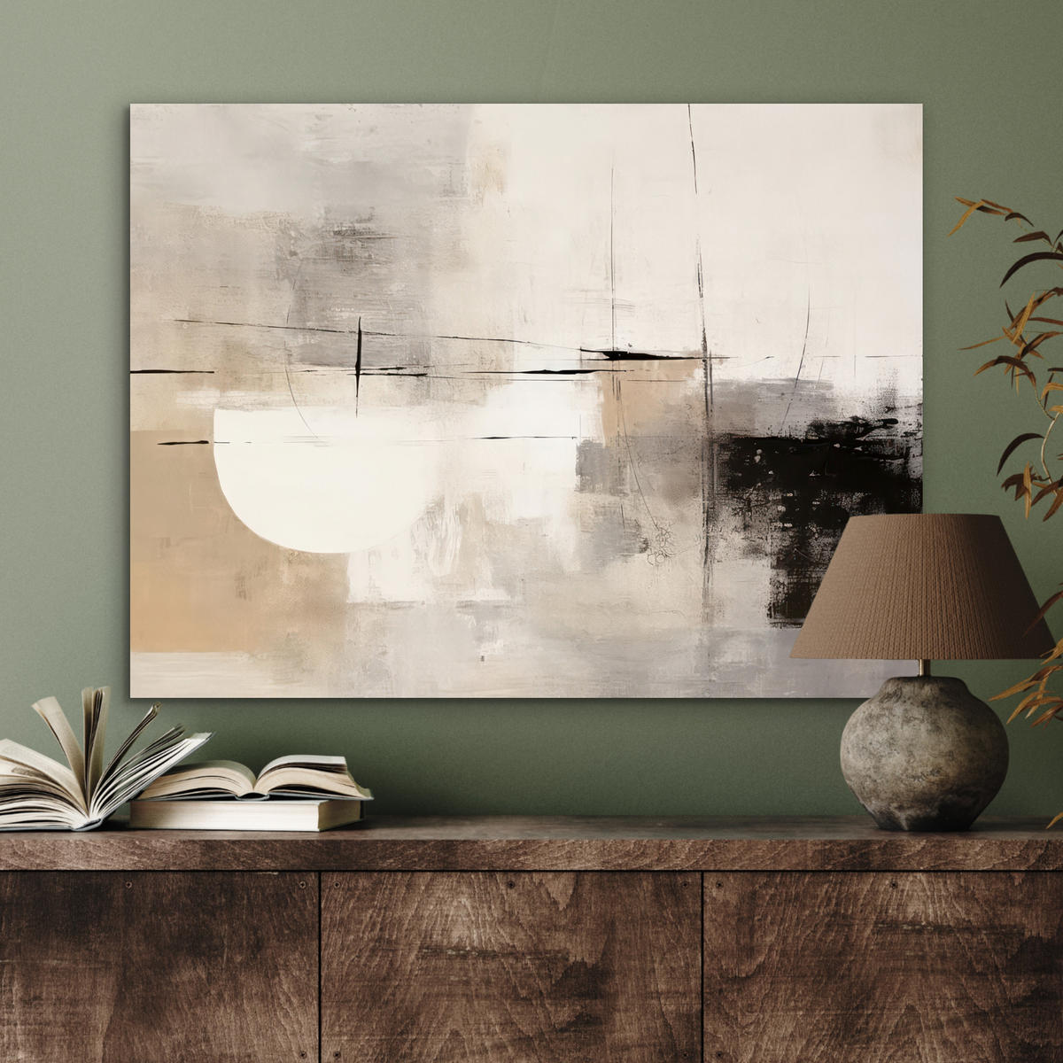 KOVOVÝ OBRAZ Abstraktné - Umenie - Sivé 80x60 cm - svetlosivá, kov (80/60cm) - MuchoWow