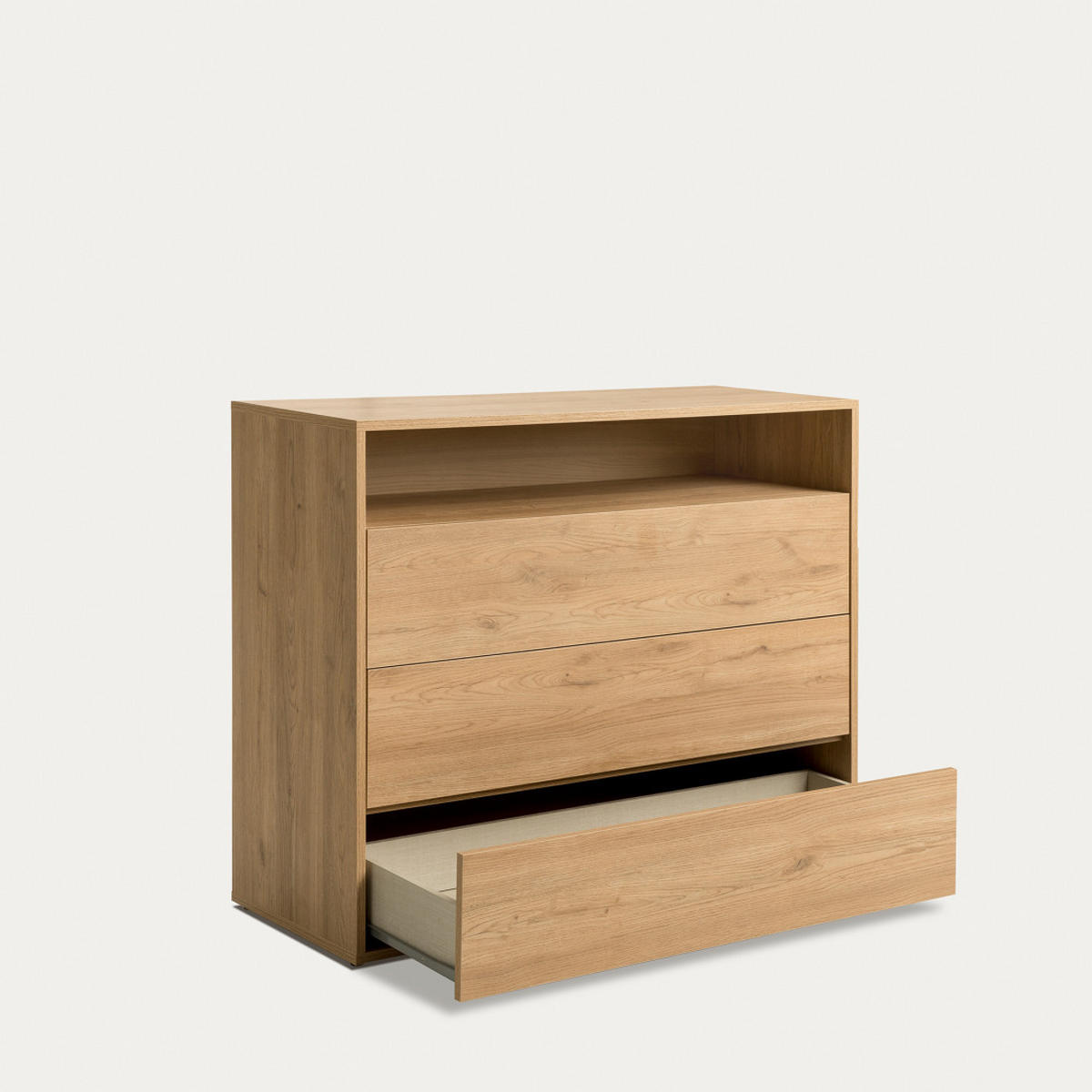 KOMMODE Hegas Natur 103.5 cm x 83.8 cm - Braun, Holzwerkstoff (103/83/40cm) - Kenay Home