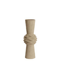 VASE Olivora - Braun - 21/21/60 cm - Braun, Keramik (60cm) - Light & Living