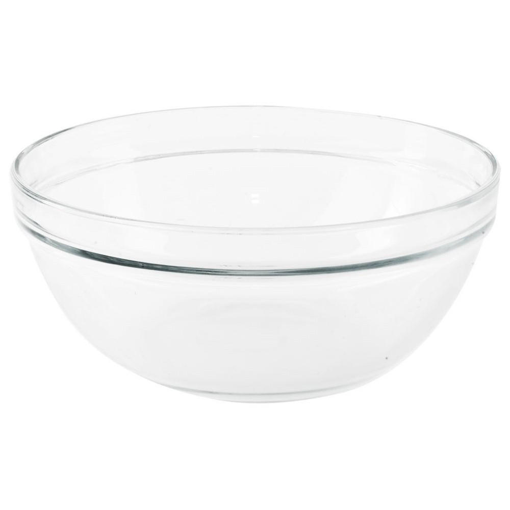 SALATSCHÜSSEL Glasschüssel transparent - Transparent, Glas (26/26/11cm) - Orion 