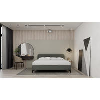 POLSTERBETT Mavilo 180 x 200 cm mit Bettkasten und Lattenrost, Taschenfederkernmatratze 19cm - dunkelgrau - Dunkelgrau, Holz (180/200cm) - Homesy