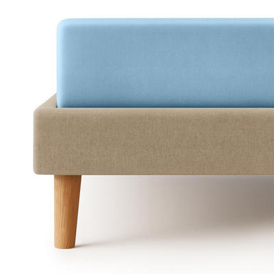 Carpe Sonno Jersey-Spannbettlaken Blaugrau 100x200 cm