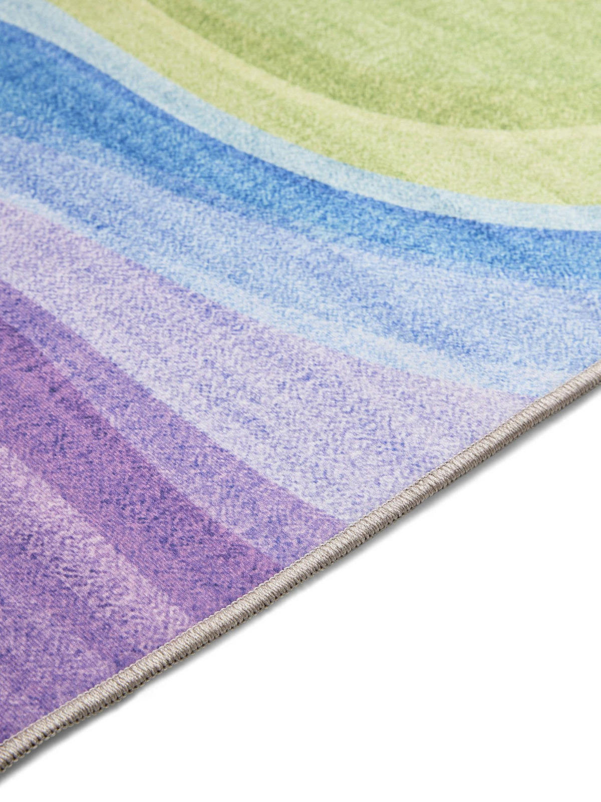 TEPPICH George waschbar 60x120 cm - Lila/Multicolor, Kunststoff (60/120cm) - benuta